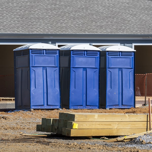 can i customize the exterior of the portable restrooms with my event logo or branding in Elmer